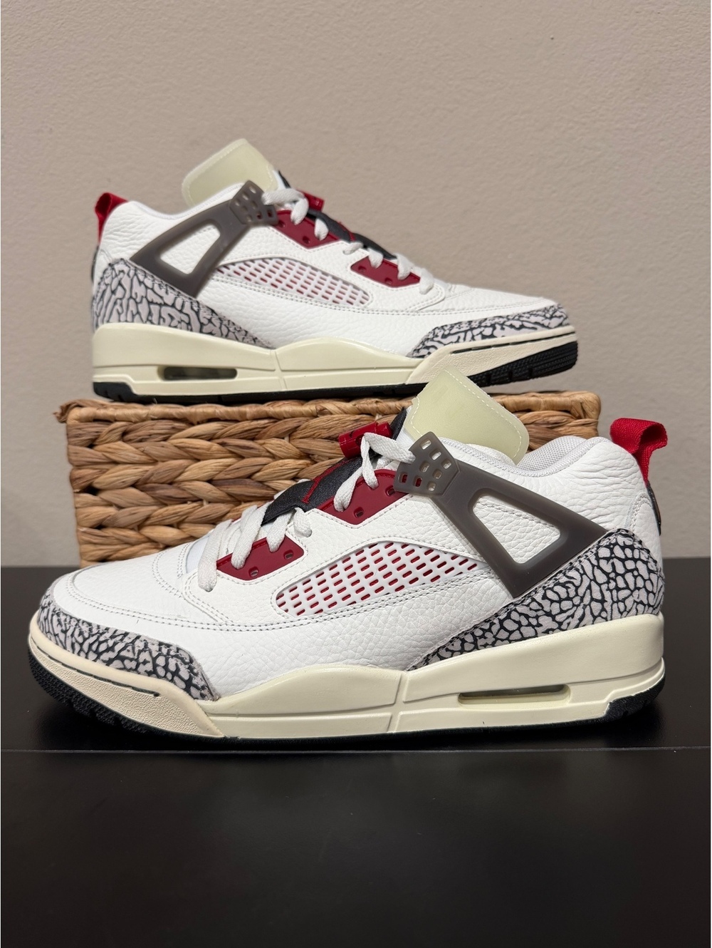 Size 10 - Air Jordan Spizike Low “Sail Anthracite”